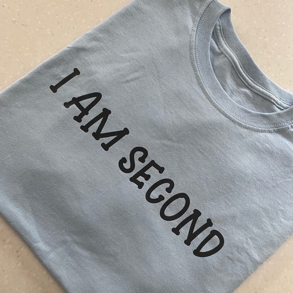 “ I’M SECOND “ unisex tee. - Picture 3 of 5